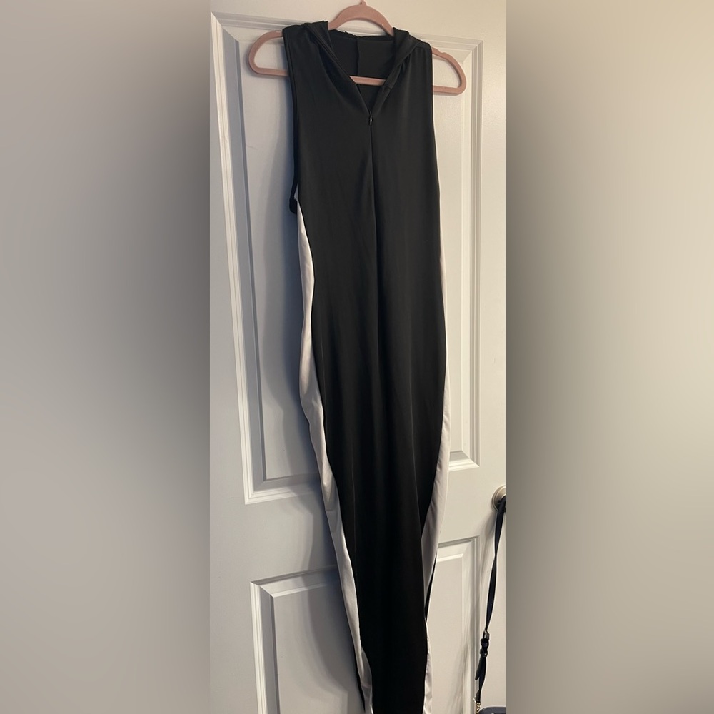 Sporty Black and White jumpsuit